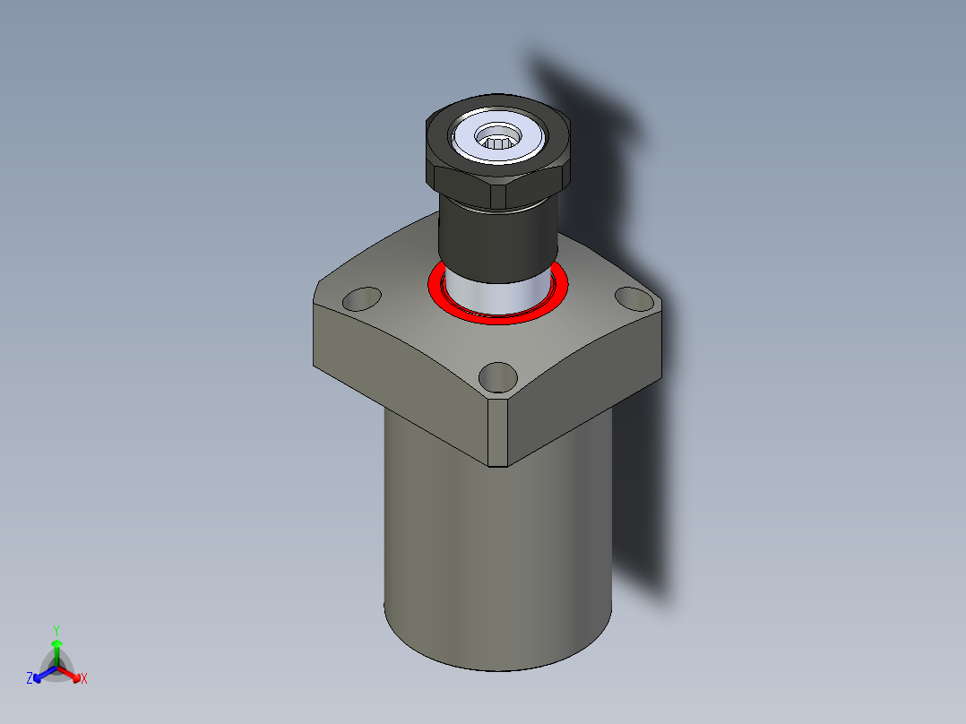 KOSMEKLHS0650-GR-Y45多系列多零件图纸模型正等轴测图