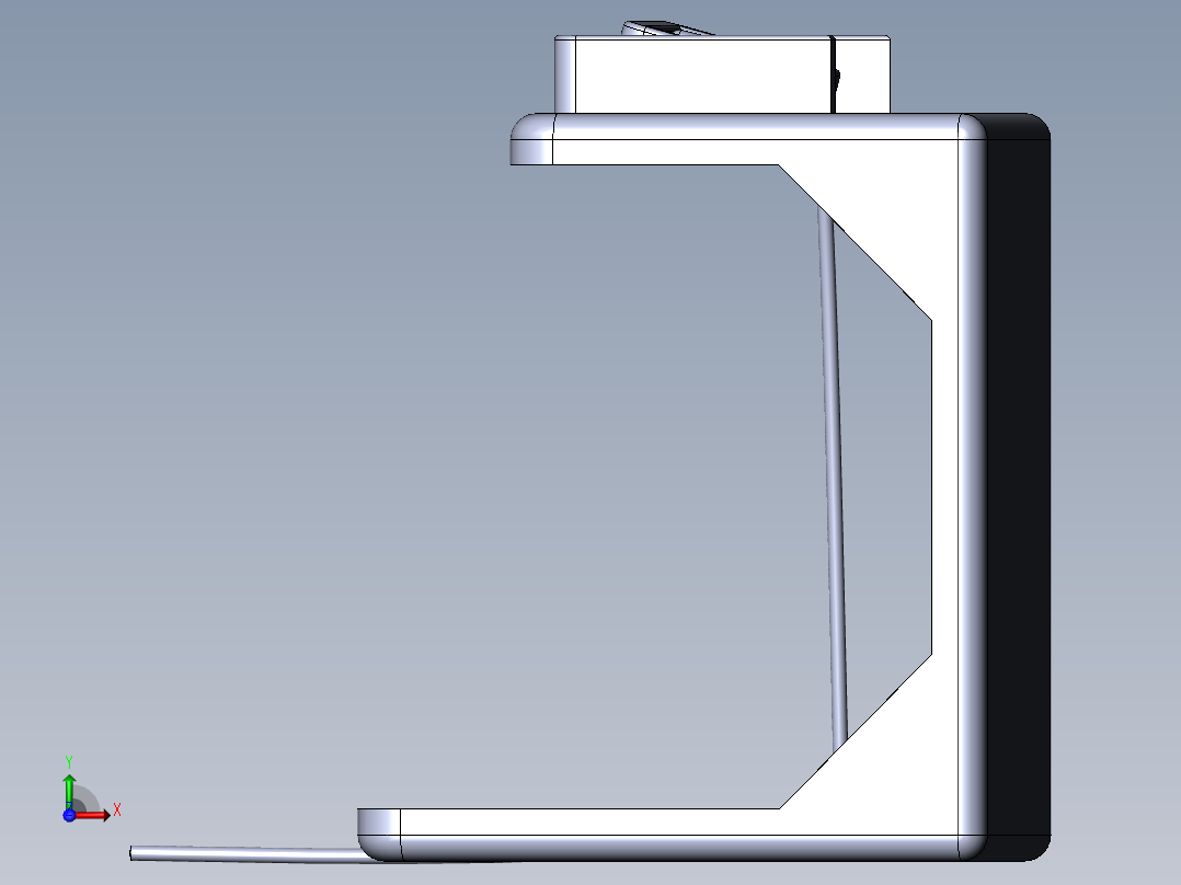 虚拟腹腔镜模型前视图