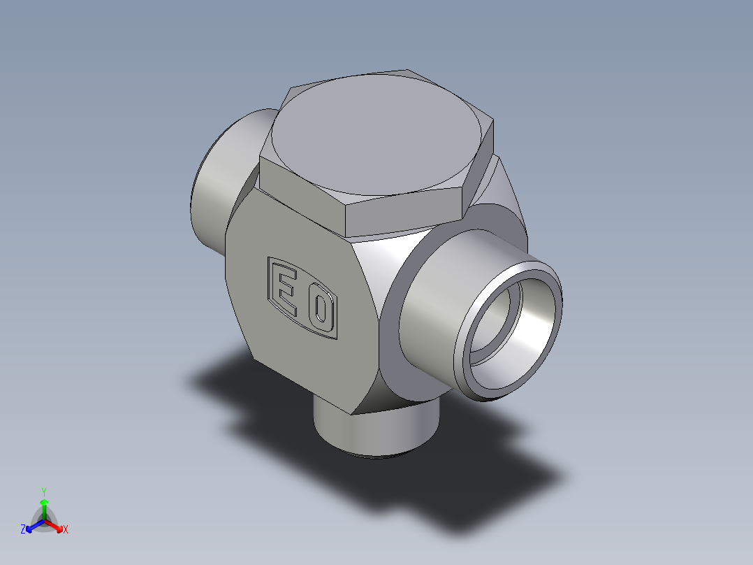 卡套式工业通用硬管接头EO_High_pressure_banjo_tee_TH15LMOMD71