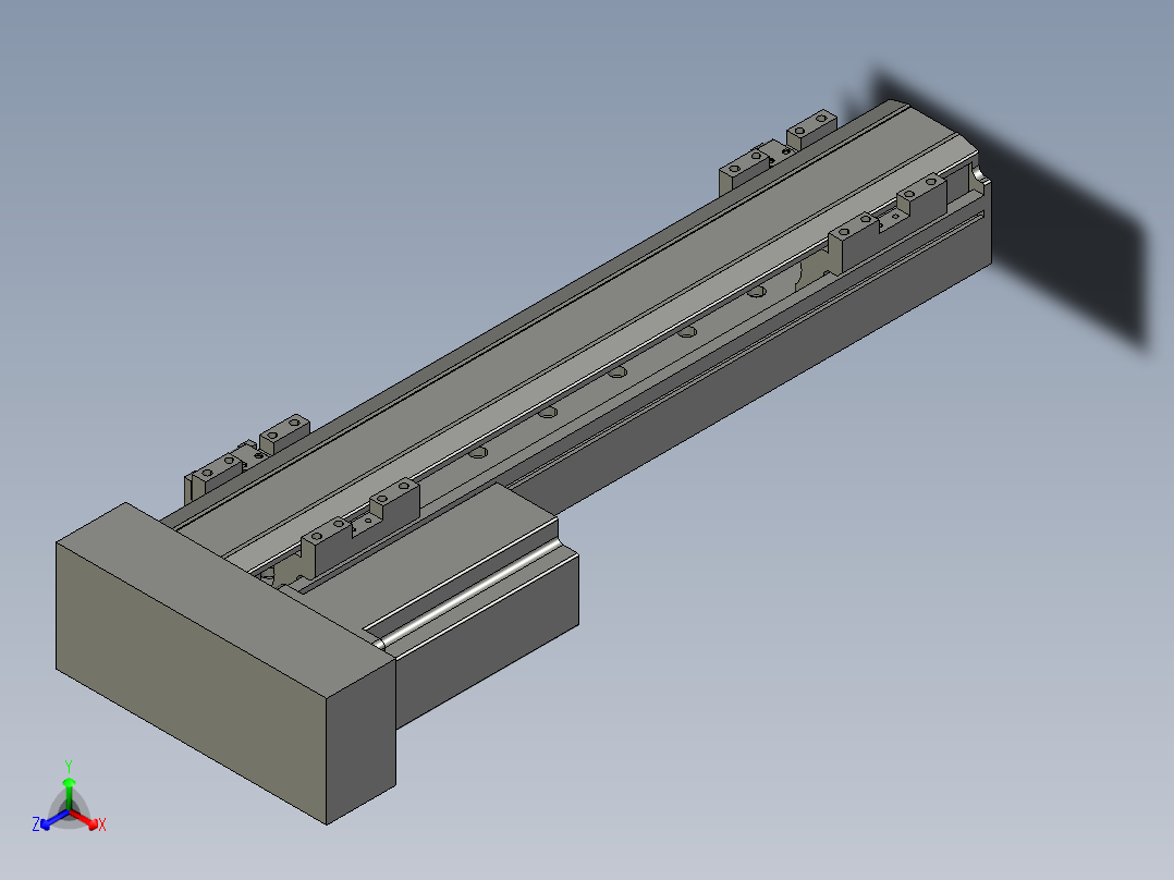 直线模组LHA6-S300-L-200W(16丝杆)设计图纸