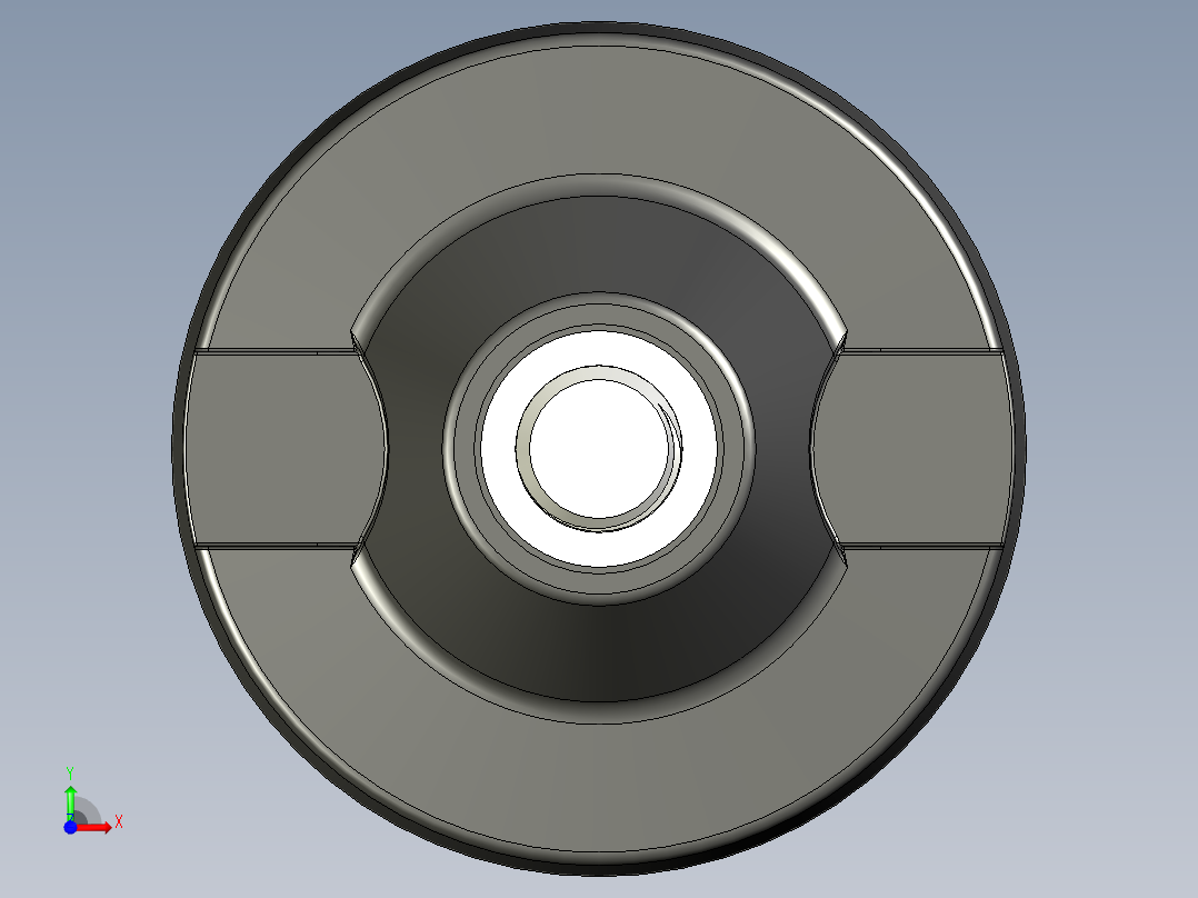 工程塑膠水平調整腳座169(B)-3D多系列多零件图纸模型前视图