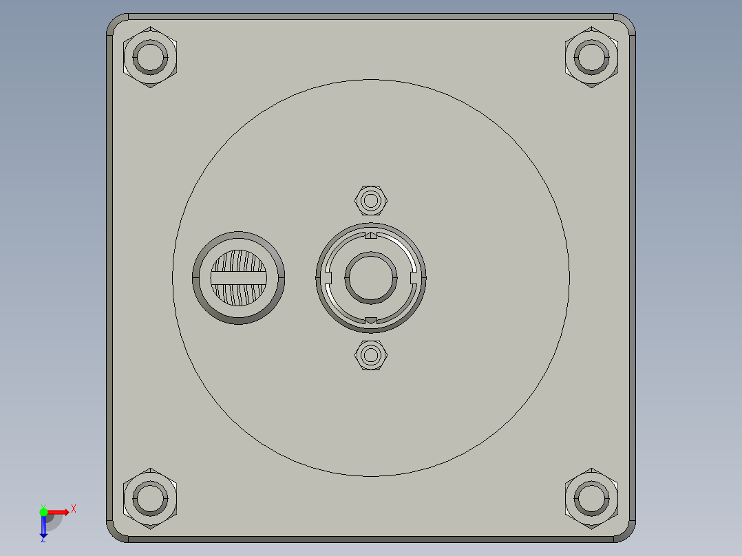 卷式高压膜STRO-8042模型俯视图