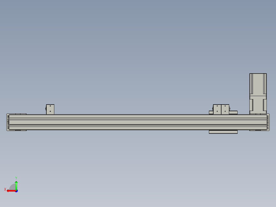 威洛博LB.GB同步带传动--欧规系列EBF5-L11-S600-BR-P20-C4后视图