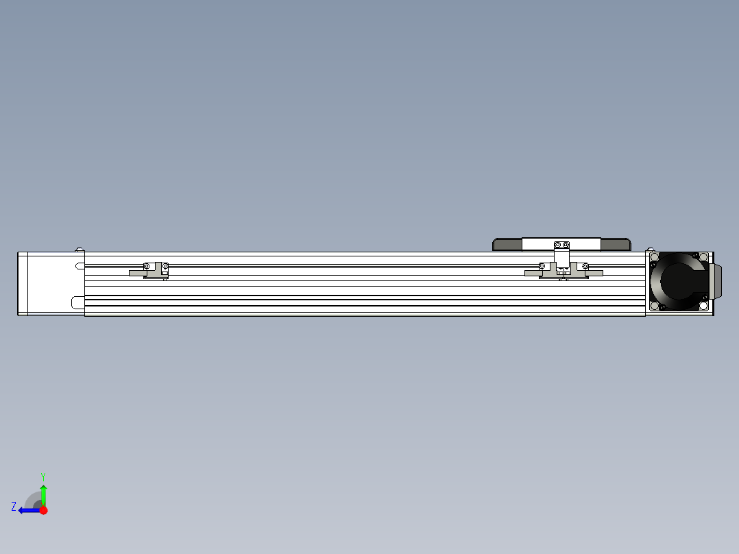 同步带滑台-欧规BC6-L120-S400-R-P40-D3右视图