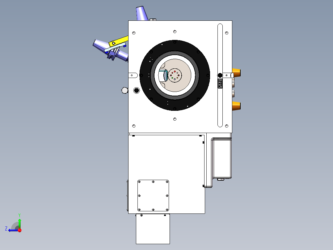 门槛型材夹具右视图