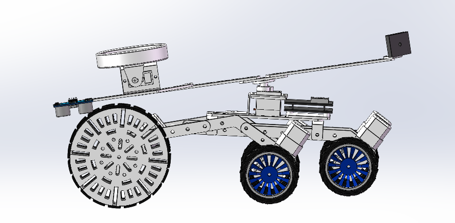6轮智能小车sw22可编辑