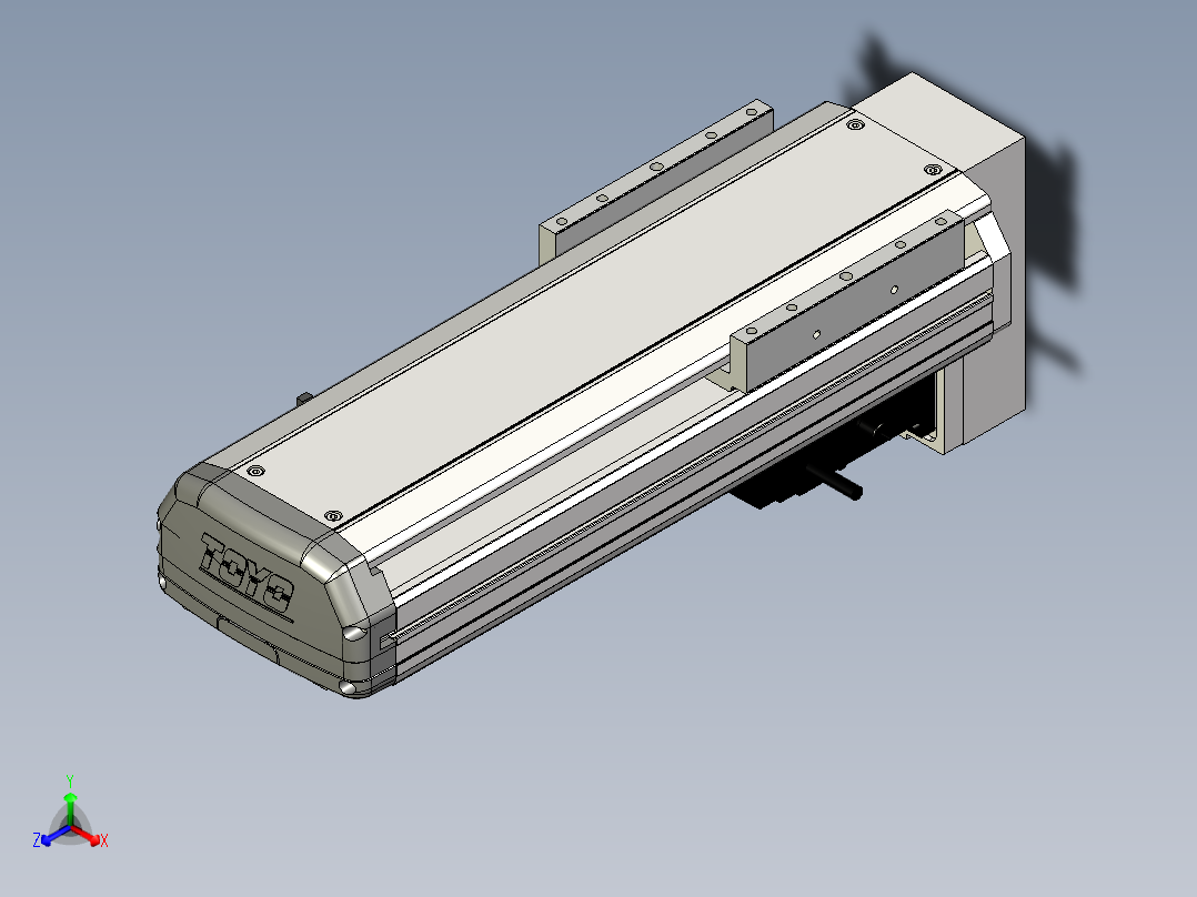Toyo东佑达直线模组-ETH14-200-BM-200W正等轴测图
