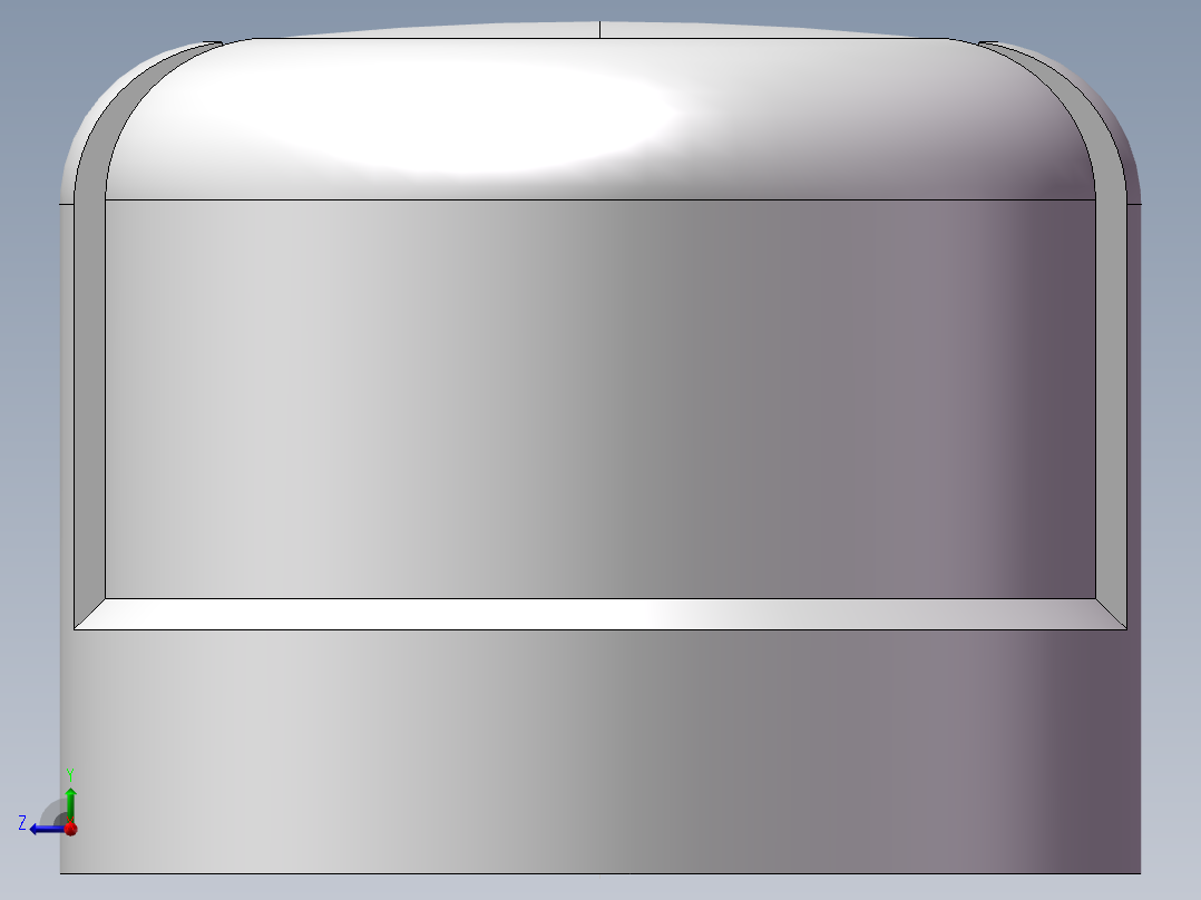 圆管帽 DN15右视图