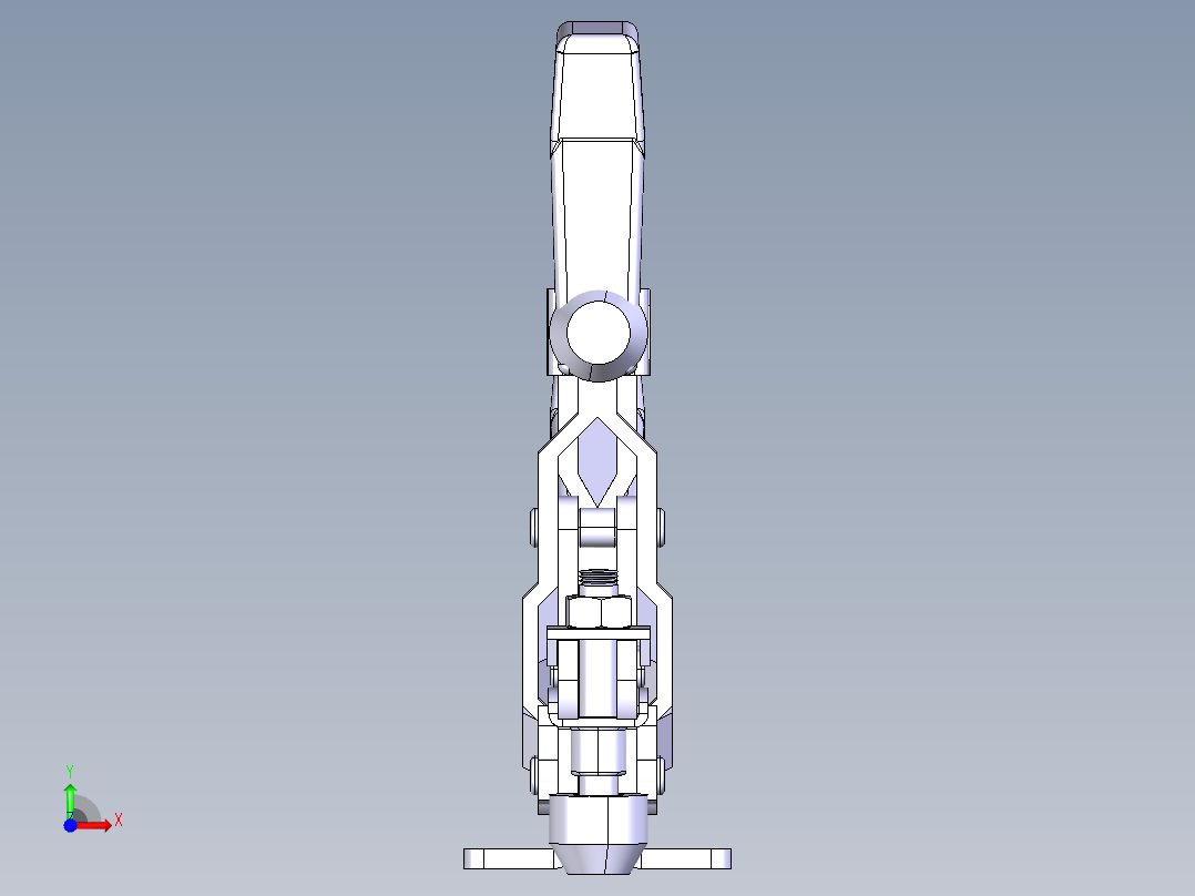 德克斯TUNKERS气缸数模T2-01U前视图