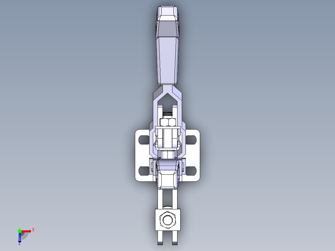 德克斯TUNKERS气缸数模T2-01U俯视图