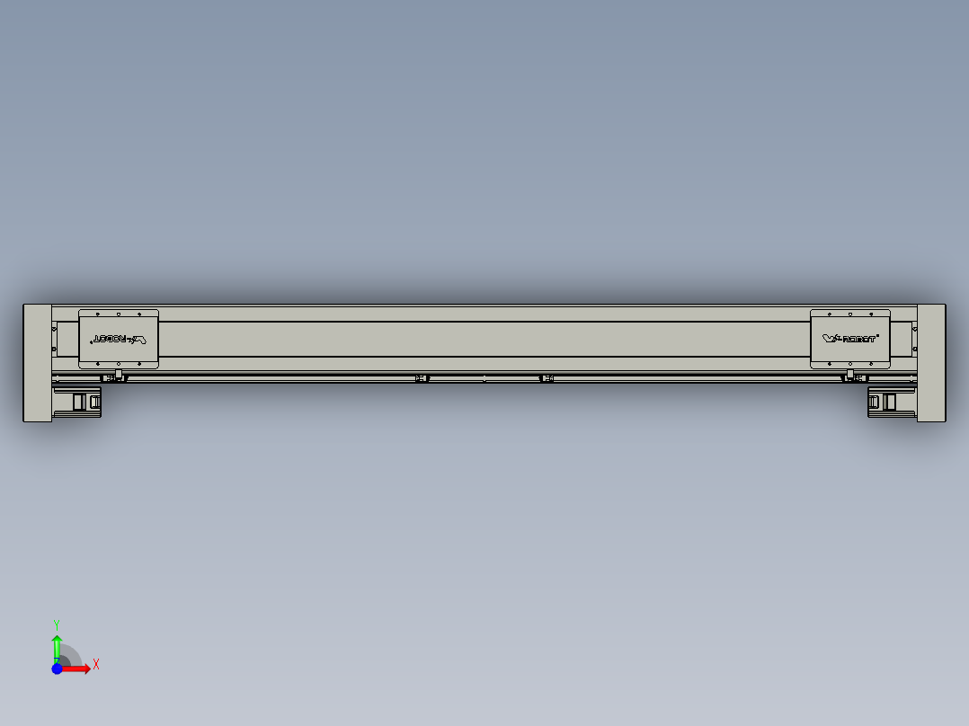 威洛博双电机滑台-VC14D2-S600-BLR-P40-C6前视图
