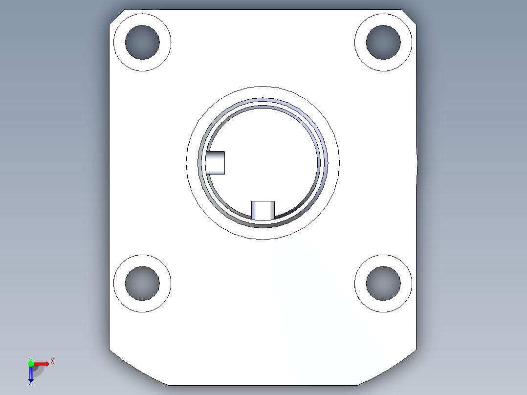 KOSMEKLT0360-SR-F多系列多零件图纸模型多系列多零件图纸模型俯视图