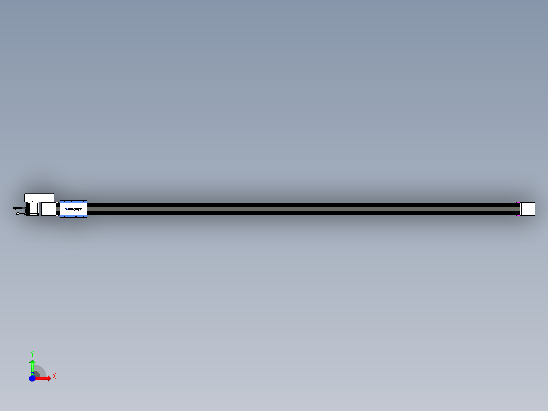 威洛博LB.GB同步带传动--欧规系列GB8-L96-S2900-BR-P75前视图