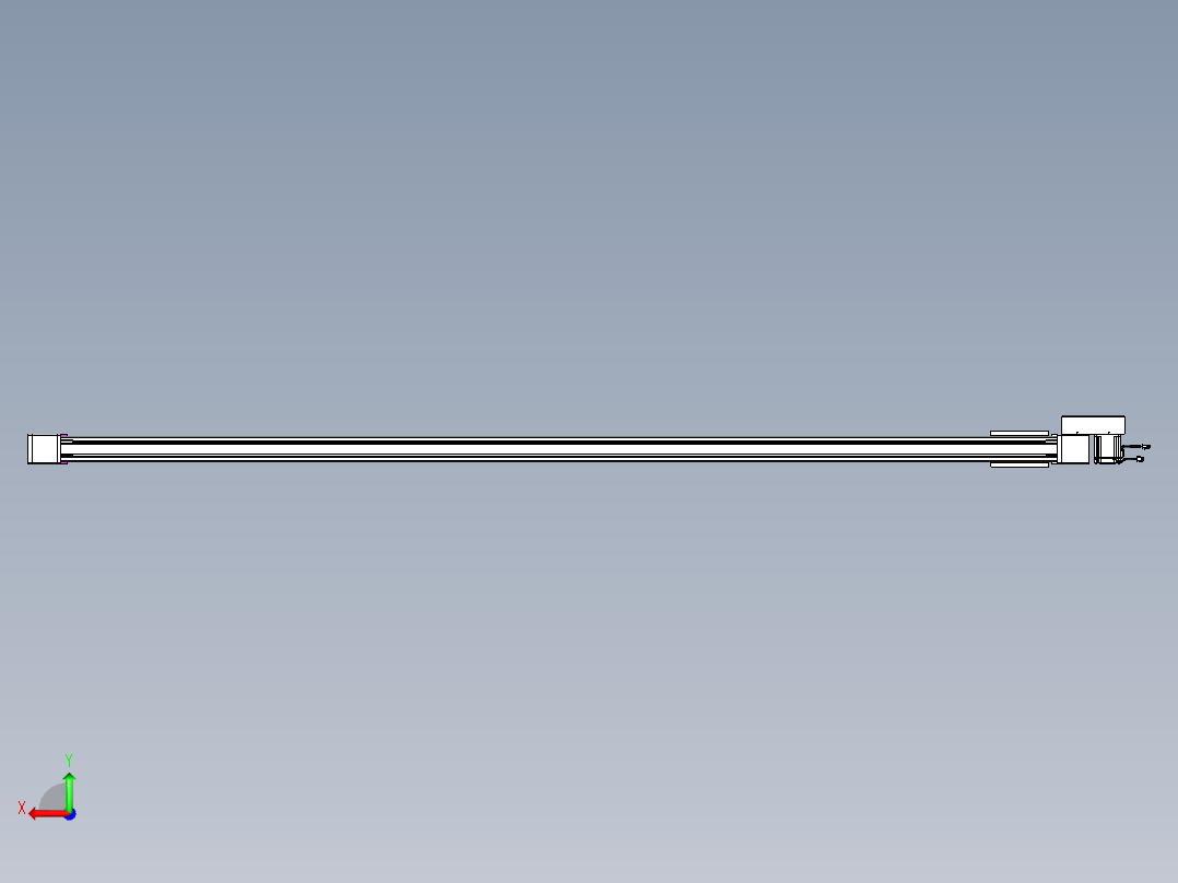 威洛博LB.GB同步带传动--欧规系列GB8-L96-S2900-BR-P75后视图