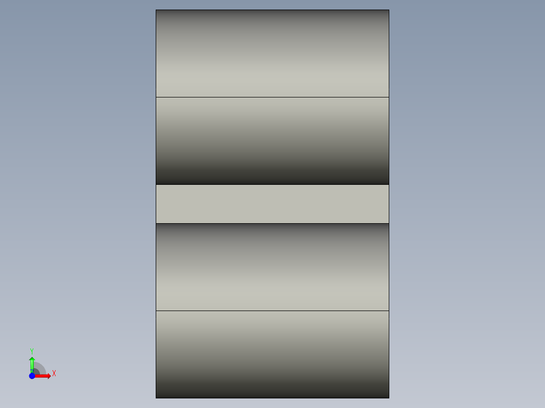 基恩士PS-205_kc图纸模型前视图
