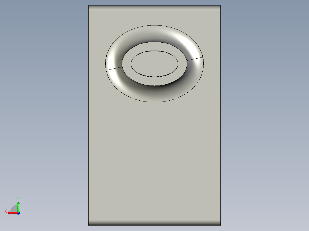 基恩士PS-205_kc图纸模型后视图