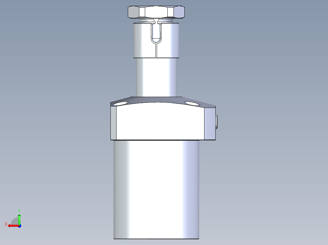 KOSMEKLHA0750-GL-Q20多系列多零件图纸模型后视图