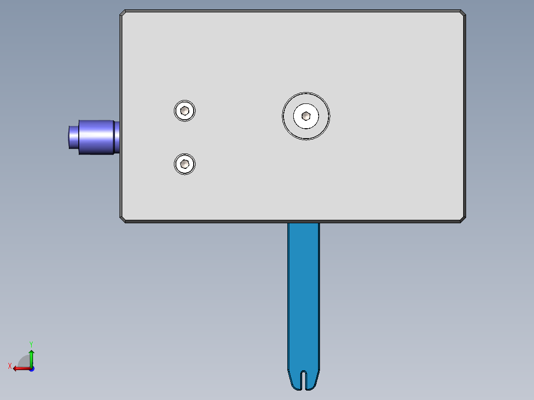 0°定位治具-L后视图