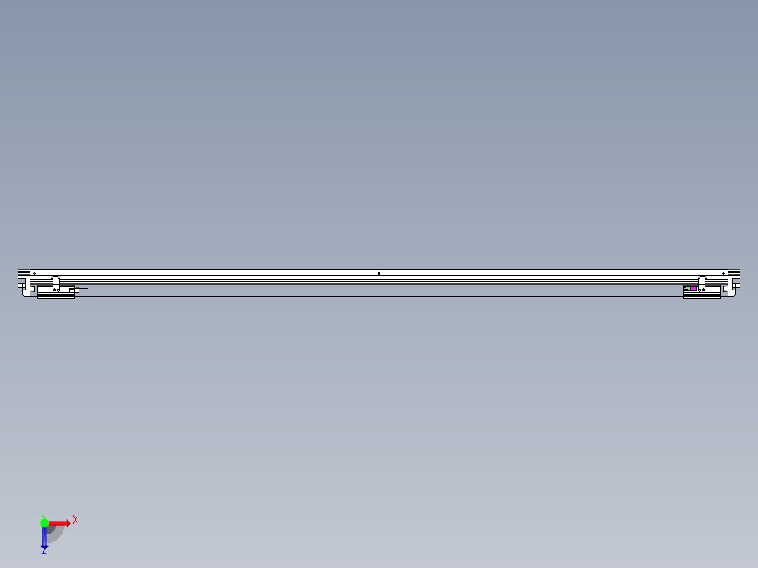威洛博VL系列3d模型模组2VL17E1Y-S1800俯视图