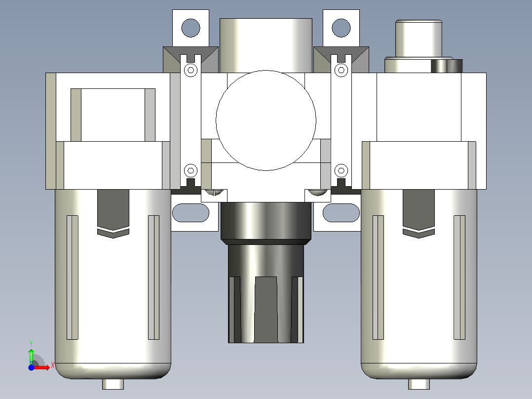 油水分离器AC25 4款前视图