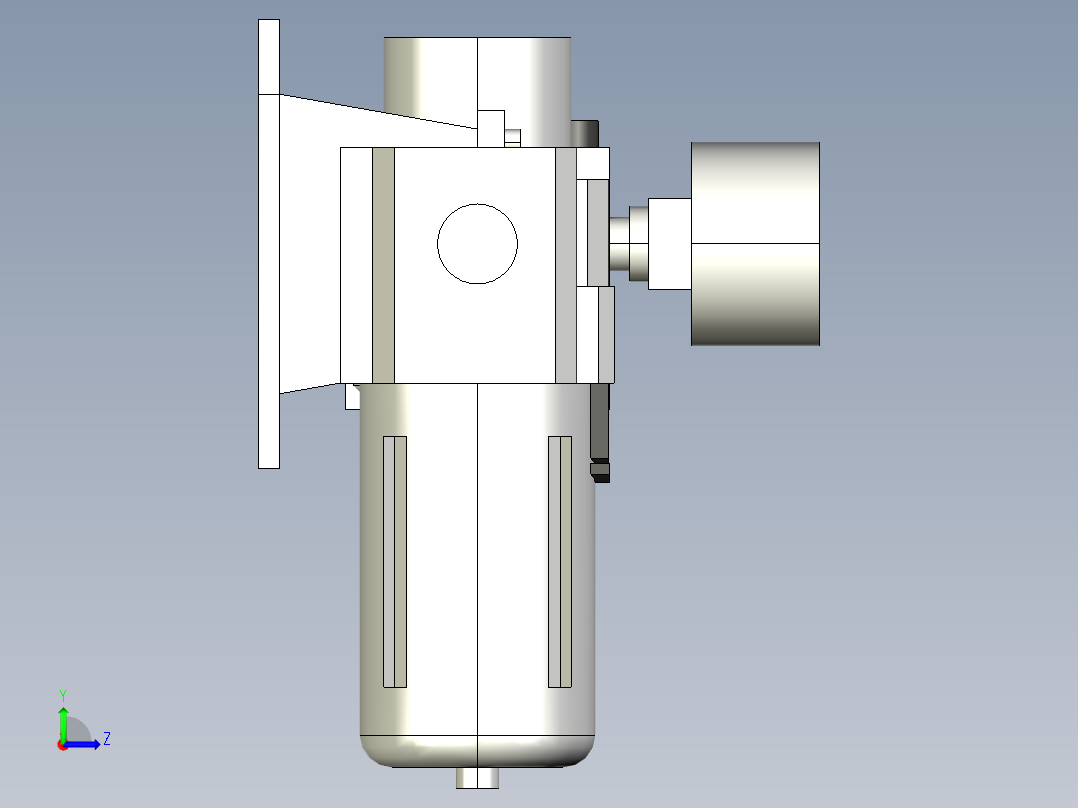 油水分离器AC25 4款左视图
