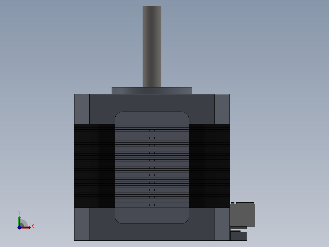 步进电机前视图