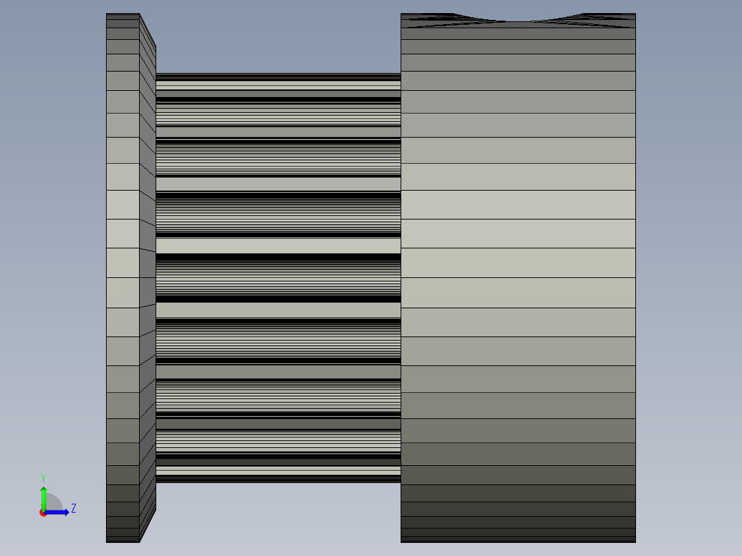 定时滑轮GT2 20齿5mm左视图