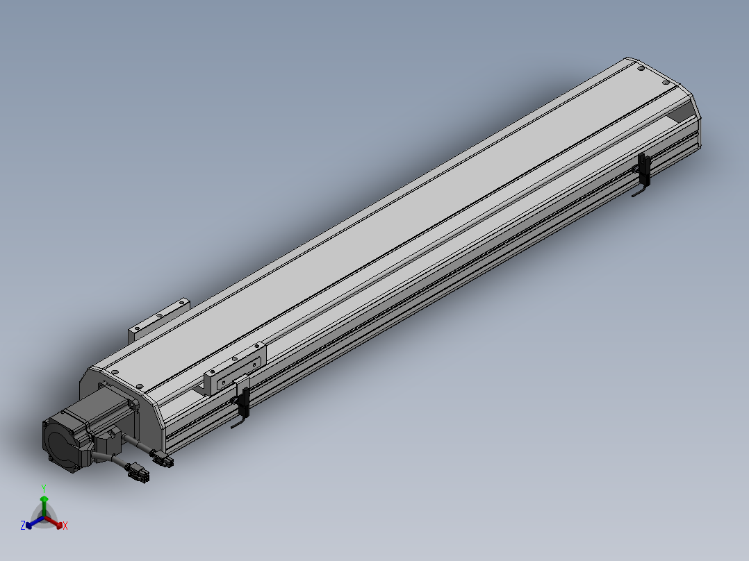 精密模组MY130-T10-650L-BC-P20B-C4-C正等轴测图