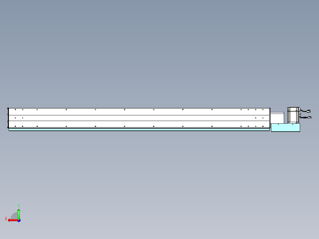 威洛博VBF同步带传动一般环境VBF14-L45-S1500-BL-ZP75-C3后视图