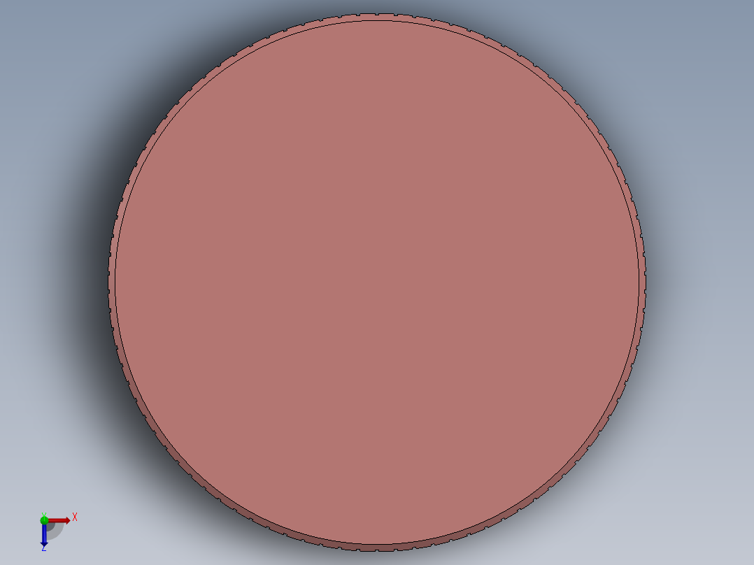 美国1便士俯视图