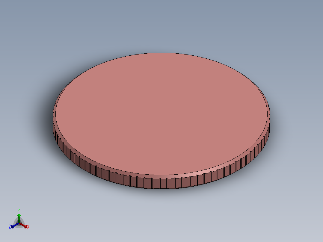 美国1便士正等轴测图