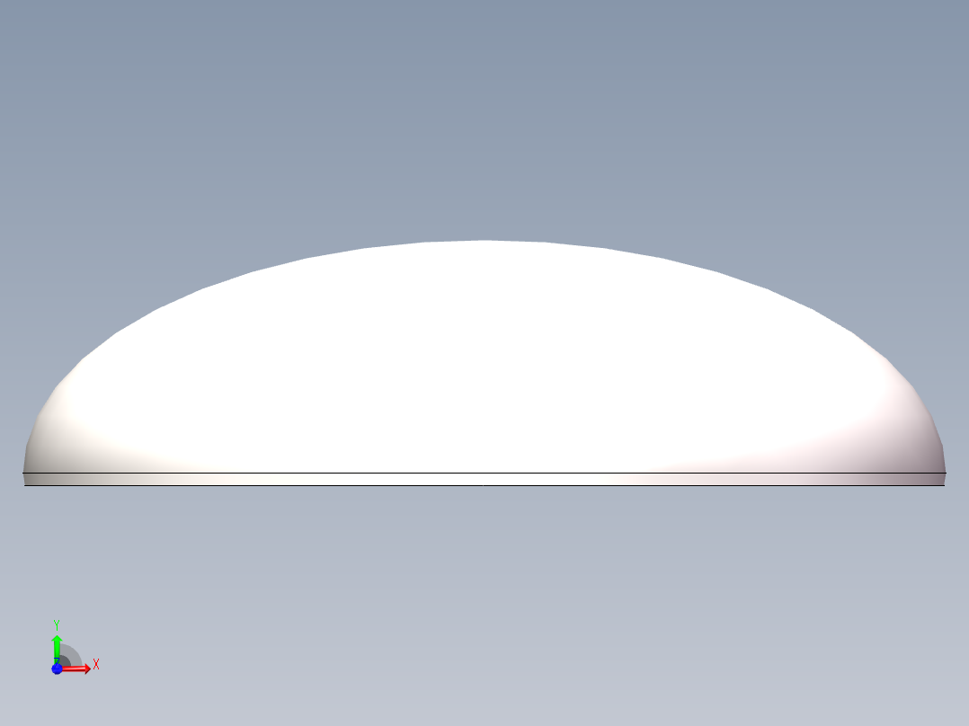 EHA椭圆形封头DN2900前视图