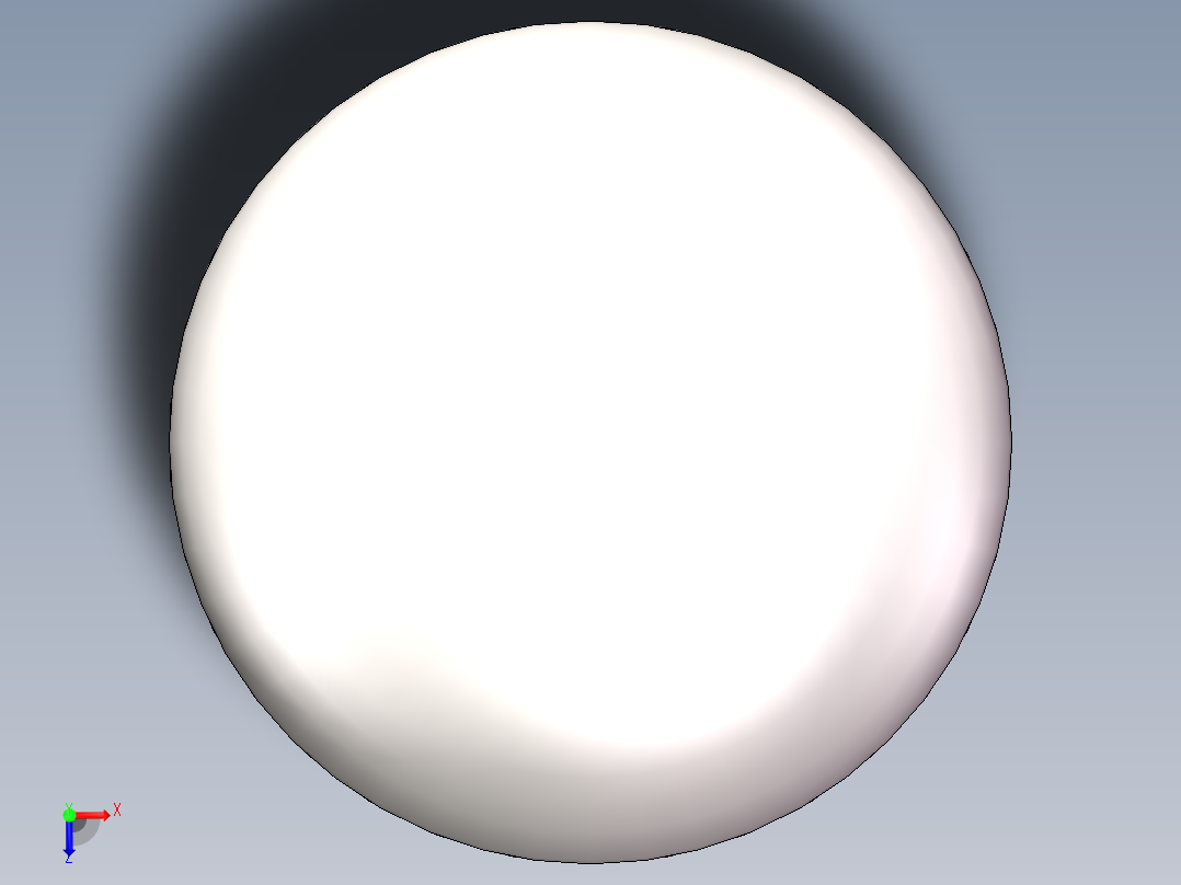 EHA椭圆形封头DN2900俯视图