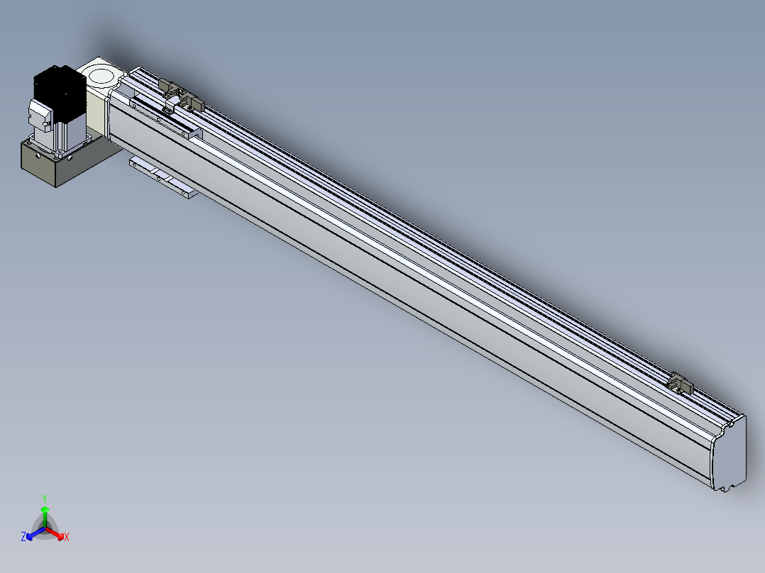 同步带滑台-半封闭B10H-L45-S900-LU-P40-D3