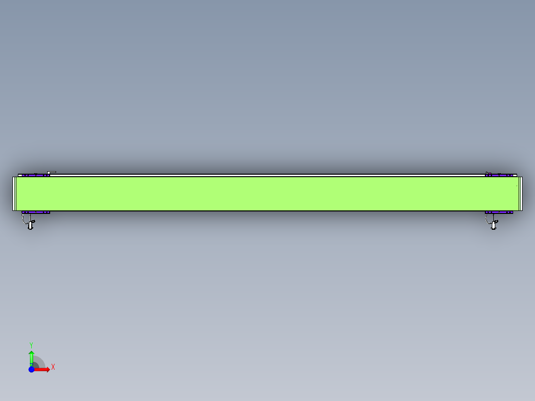 威洛博VL系列3d模型模组2VL22H2Y-S2800前视图