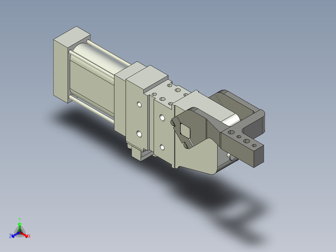 德克斯TUNKERS气缸数模V2_50_1_A12_T12_135_GRAD_TUENKERS