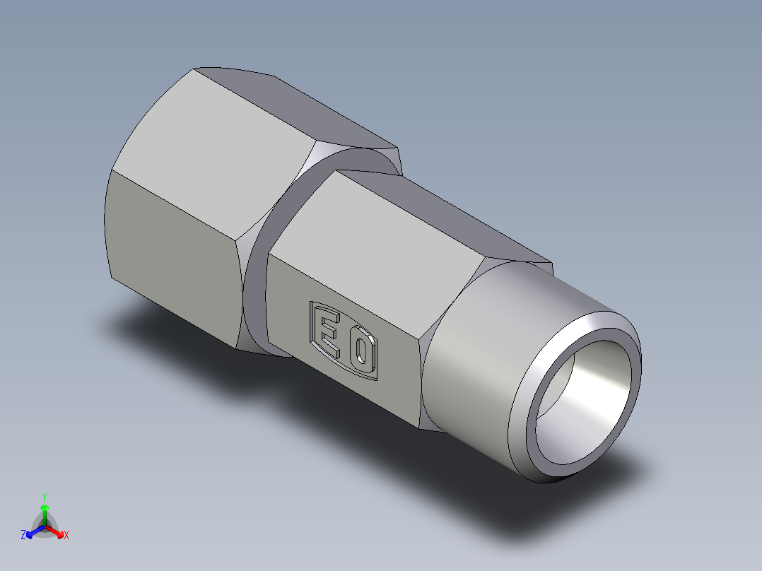 卡套式工业通用硬管接头EO_Distance_piece_adapter_DA08LOMD71