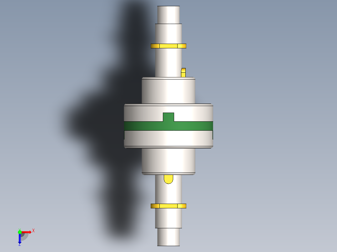 联轴器 (34)俯视图