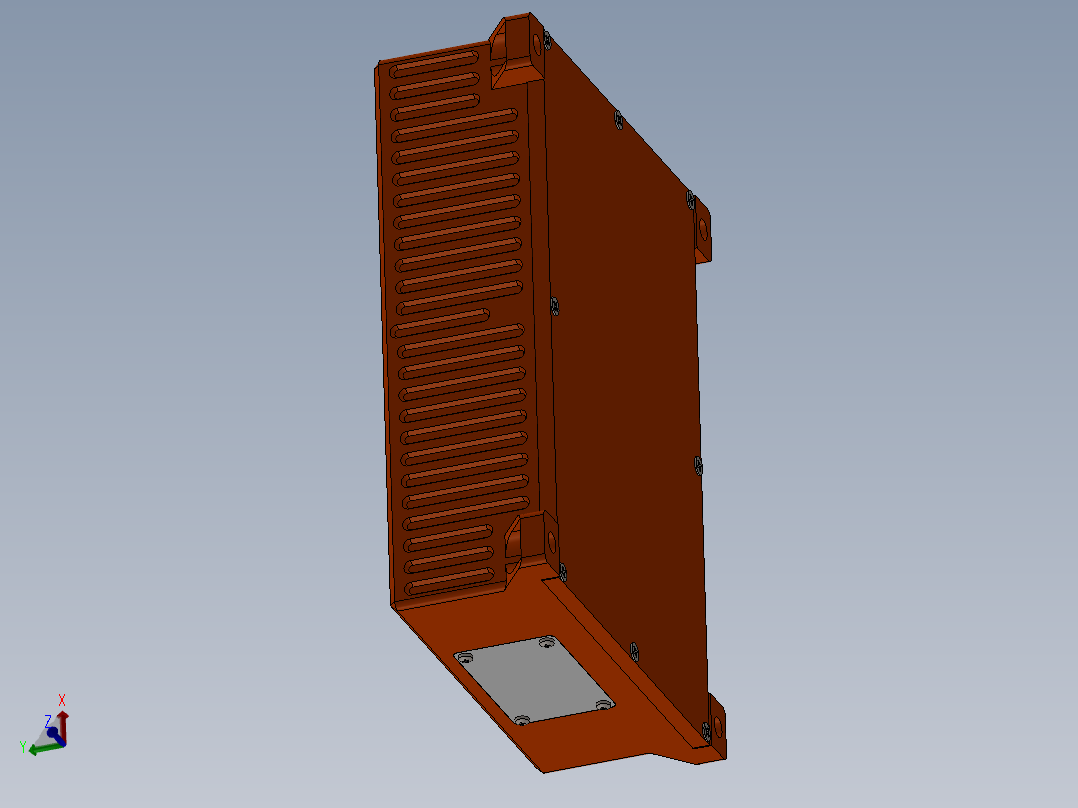 一款工业设备主机控制箱