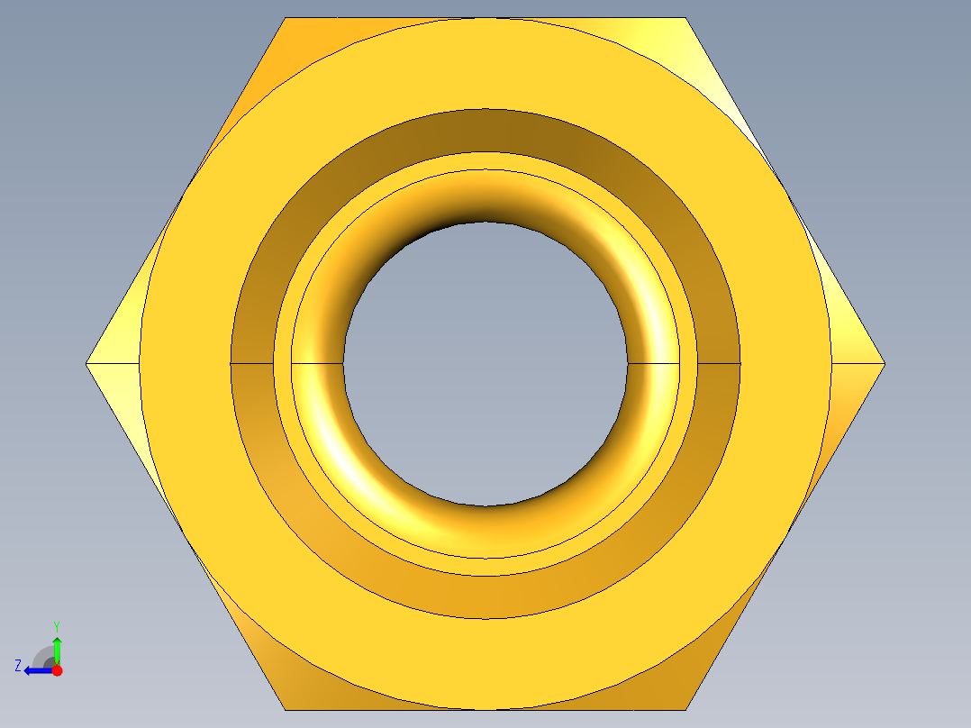 扩口式工业通用硬管接头Long Forged Nut 14FL-4右视图