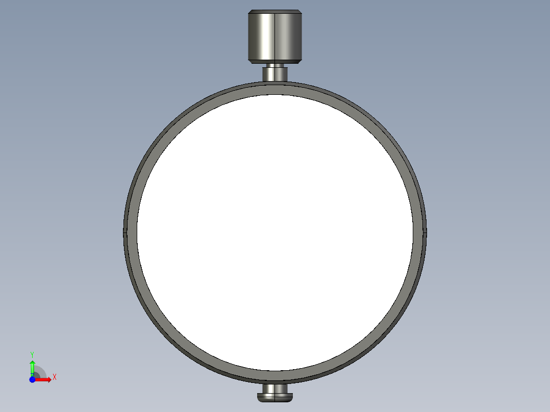 基恩士CA-LHS25_kc图纸模型前视图