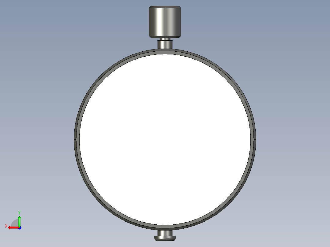 基恩士CA-LHS25_kc图纸模型后视图