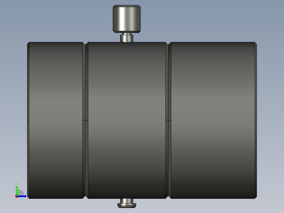 基恩士CA-LHS25_kc图纸模型左视图