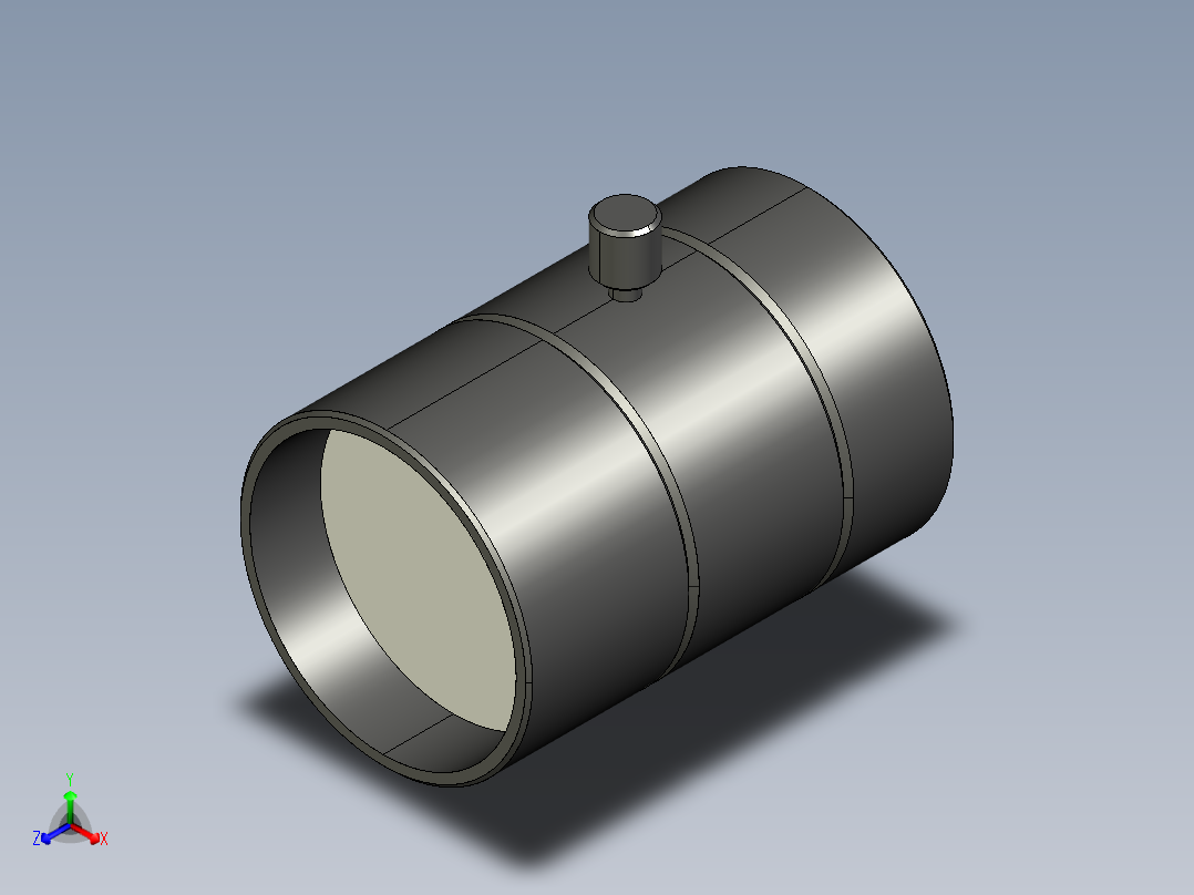 基恩士CA-LHS25_kc图纸模型正等轴测图
