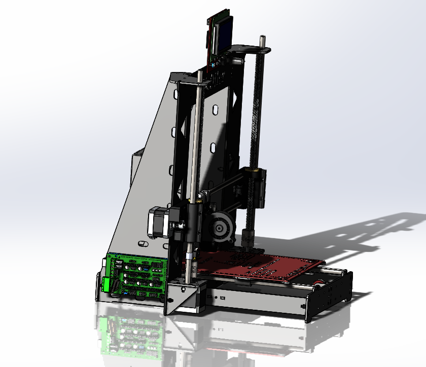PakOiler 3d打印机结构模型sw19