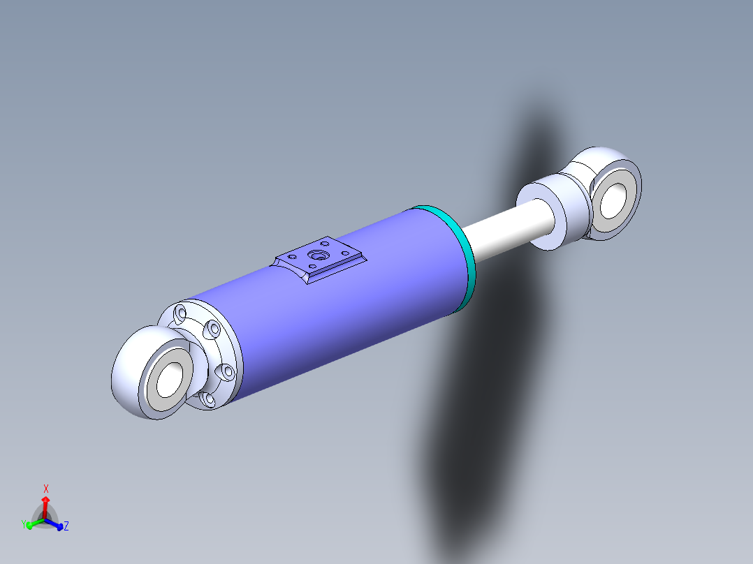 solidworks 液压缸<span style='color: red'>阻尼器</span>设计