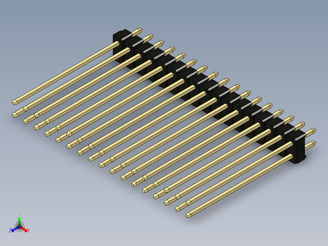 彩色公头100mil（2.54mm）系列-DS1021_black_2x17p_100mil_Type43_rev1.0