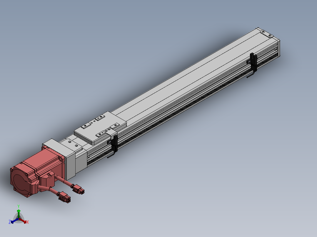 精密模组MY60-T10-400L-BC-P20B-C4-C正等轴测图