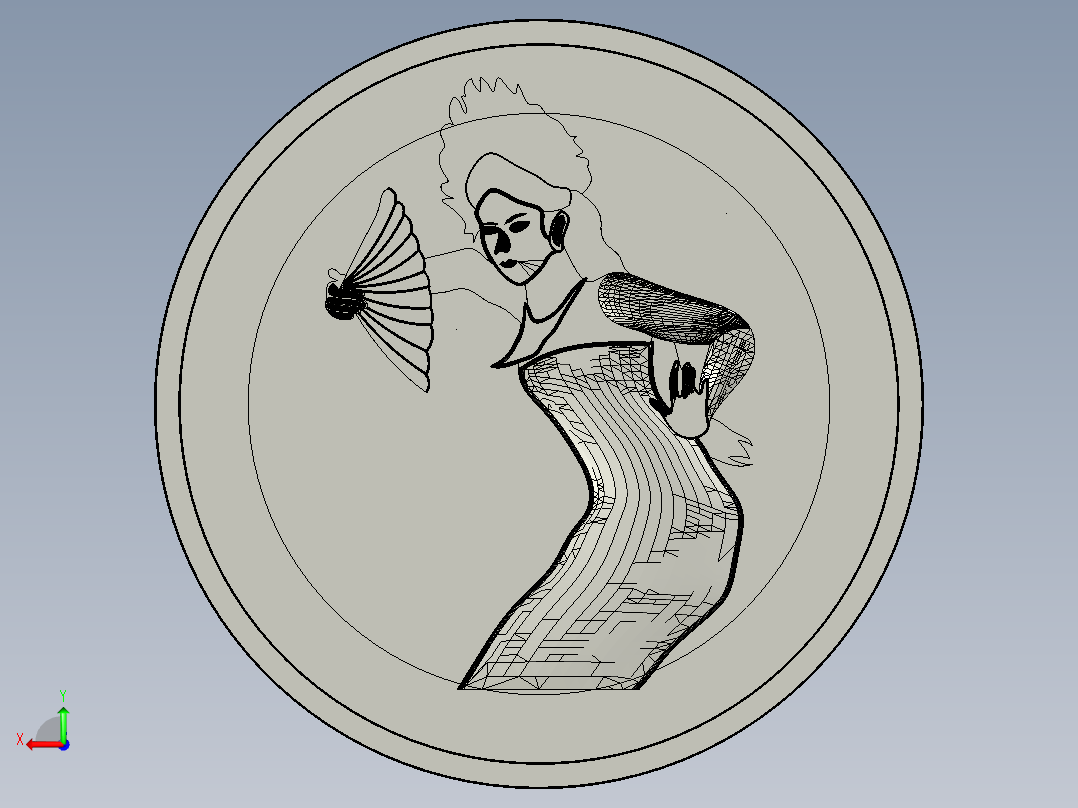 欧洲硬币后视图