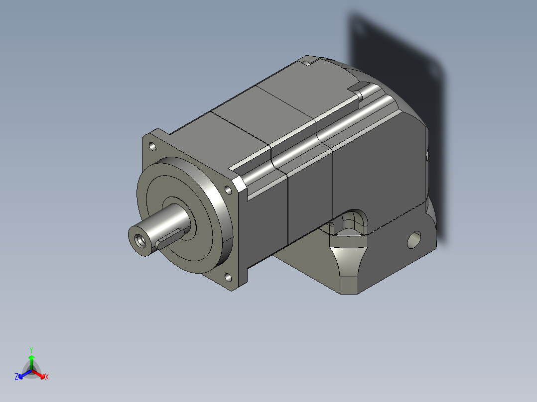 斜齿ZPGH090-L2 19-70-90-M5.STEP正等轴测图